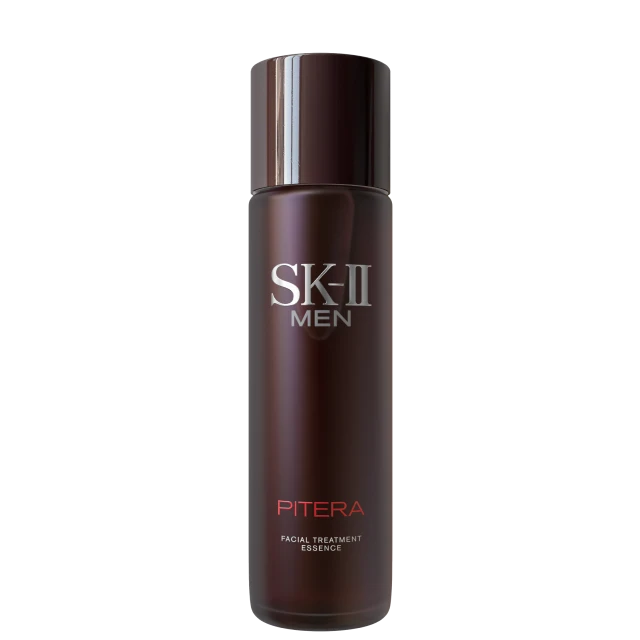 SK-II Men Facial Treatment Essence: mengandung lebih dari 90% PITERA™ dan diformulasikan khusus untuk pria.